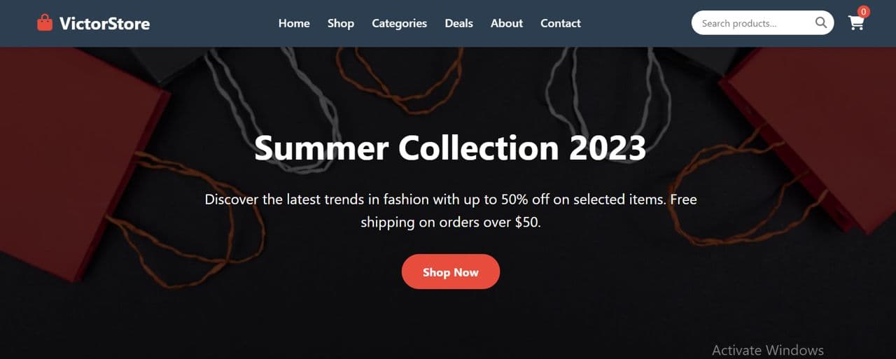 E-Commerce Website